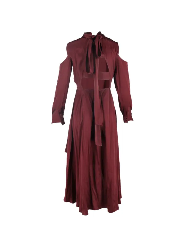 Diane Von Furstenberg Vintage Asymmetric cut-out Silk Dress | Red |  FARFETCH KW