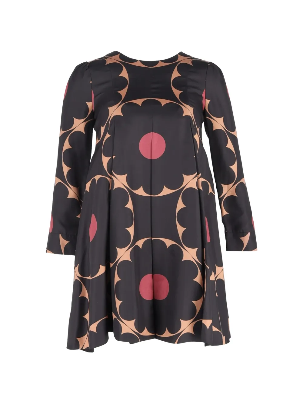 Marc Jacobs Vintage Abito corto con stampa a fiori - Nero