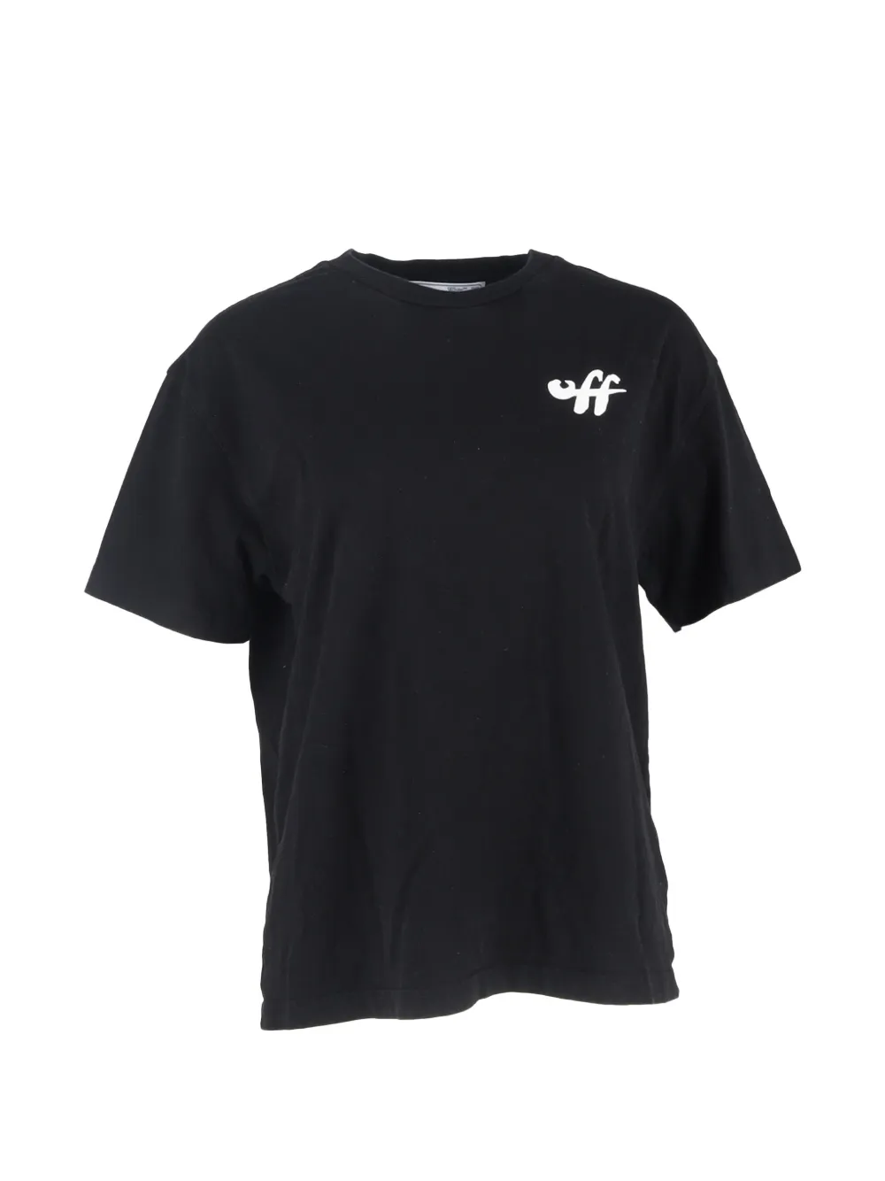 Off-White Pre-Owned logo-print T-shirt - Nero