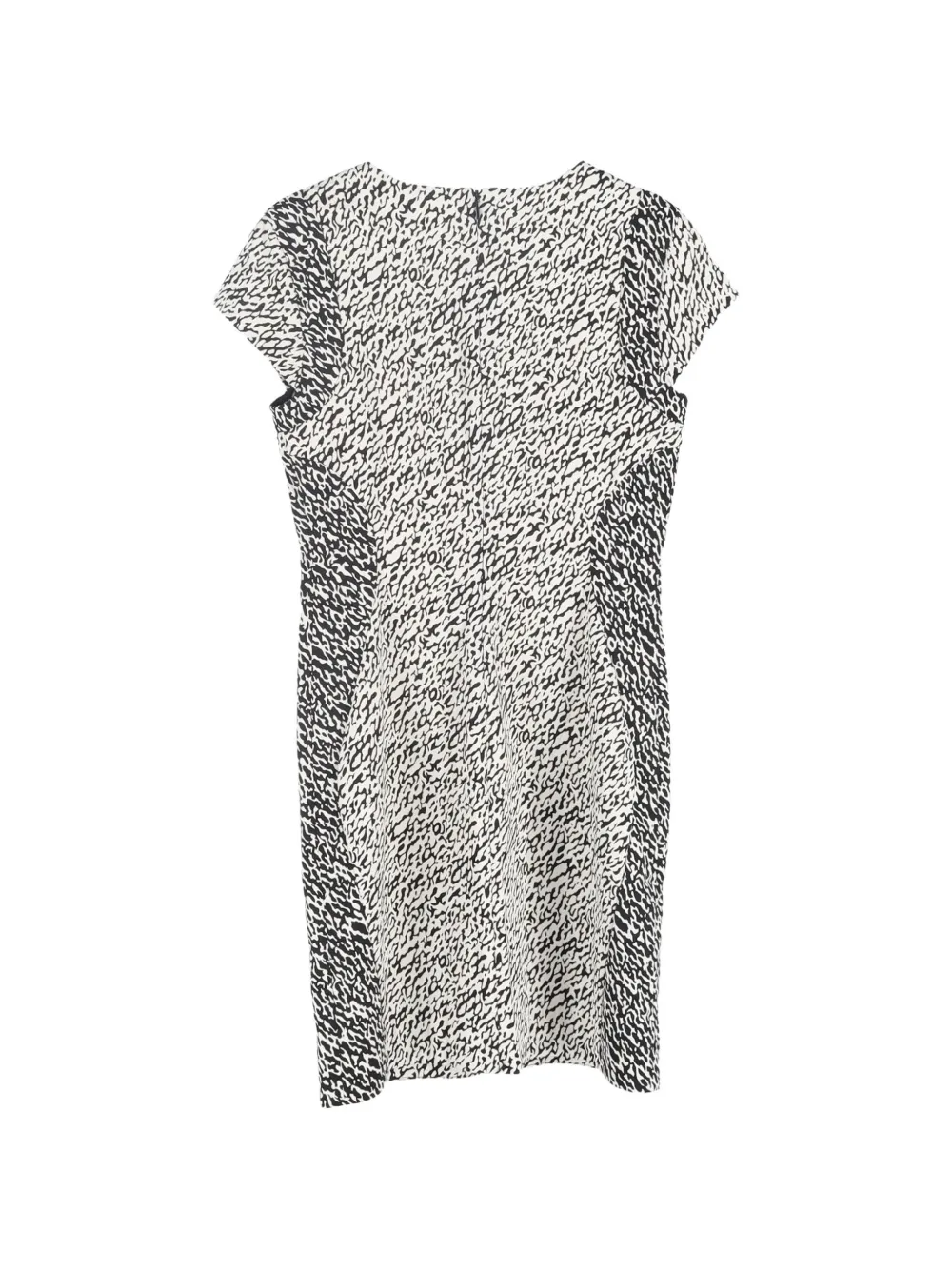 Diane Von Furstenberg Vintage snake-print mini dress - Wit