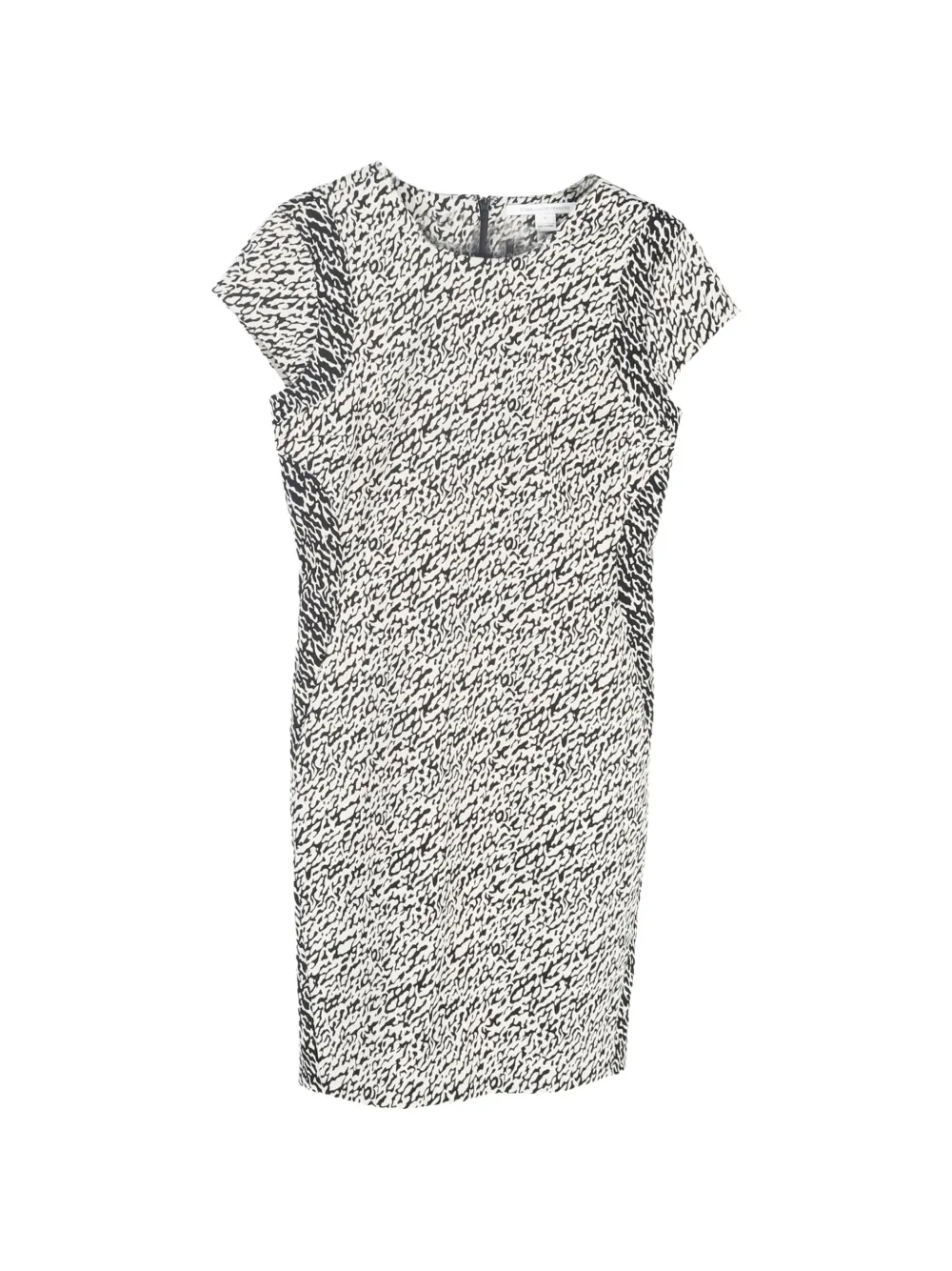 Diane Von Furstenberg Vintage snake-print mini dress - Bianco