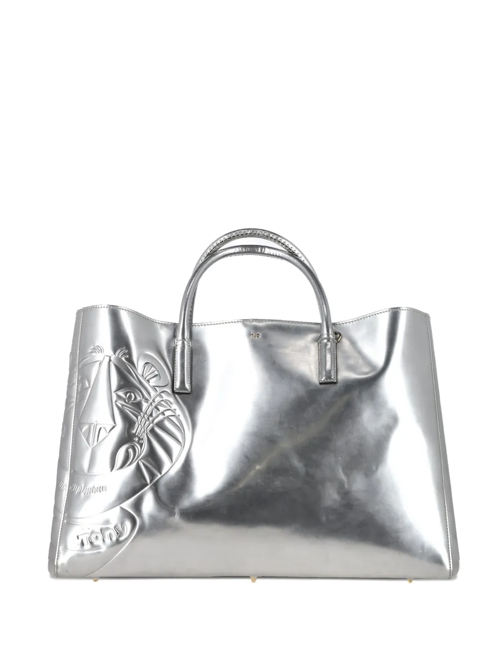 Anya Hindmarch maxi Tony Ebury Tote tote bag - Argento