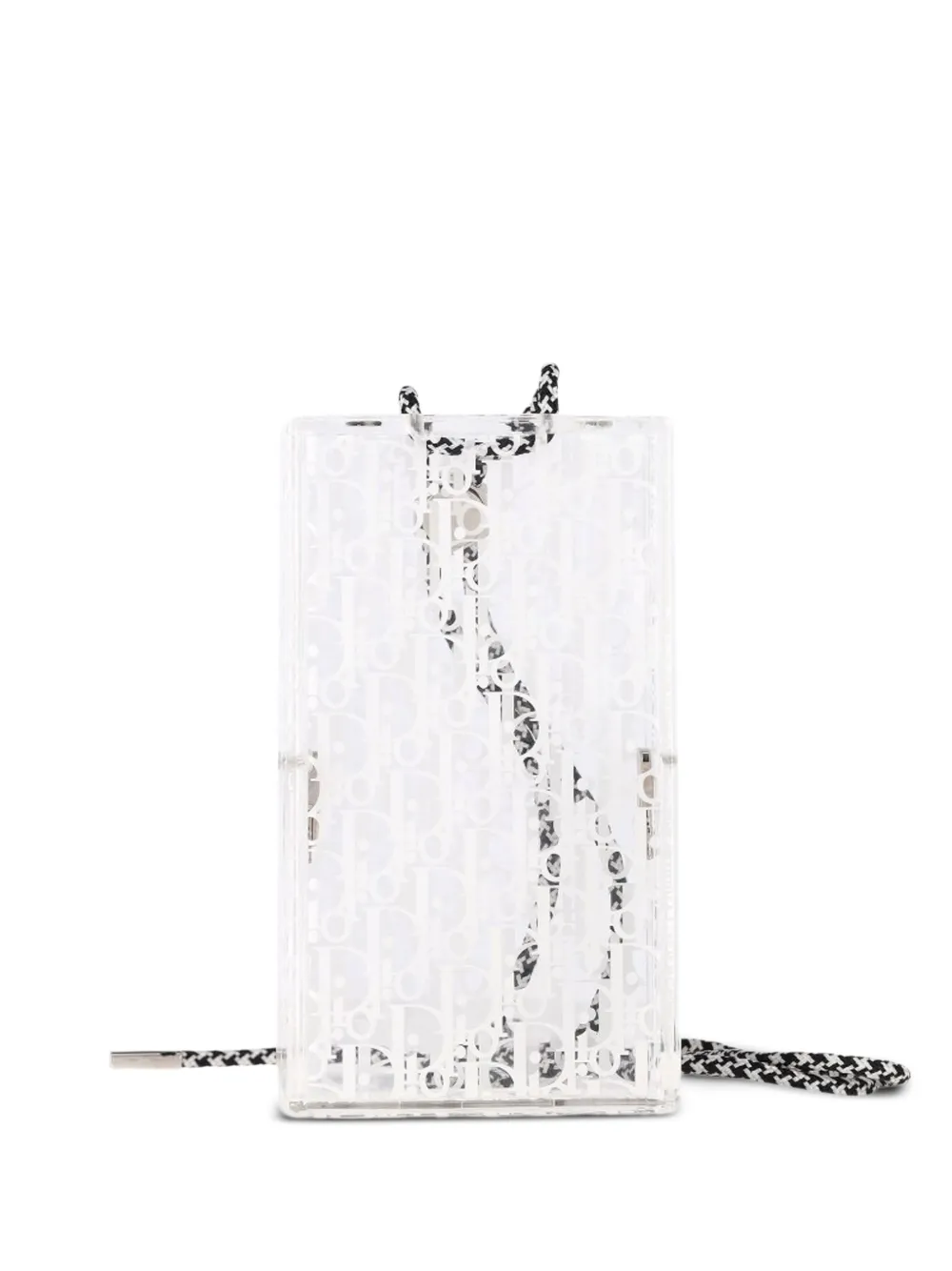 Christian Dior Pre-Owned Oblique logo-detail cross body bag - Bianco