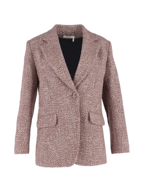 Chloé Vintage single-breasted tweed blazer