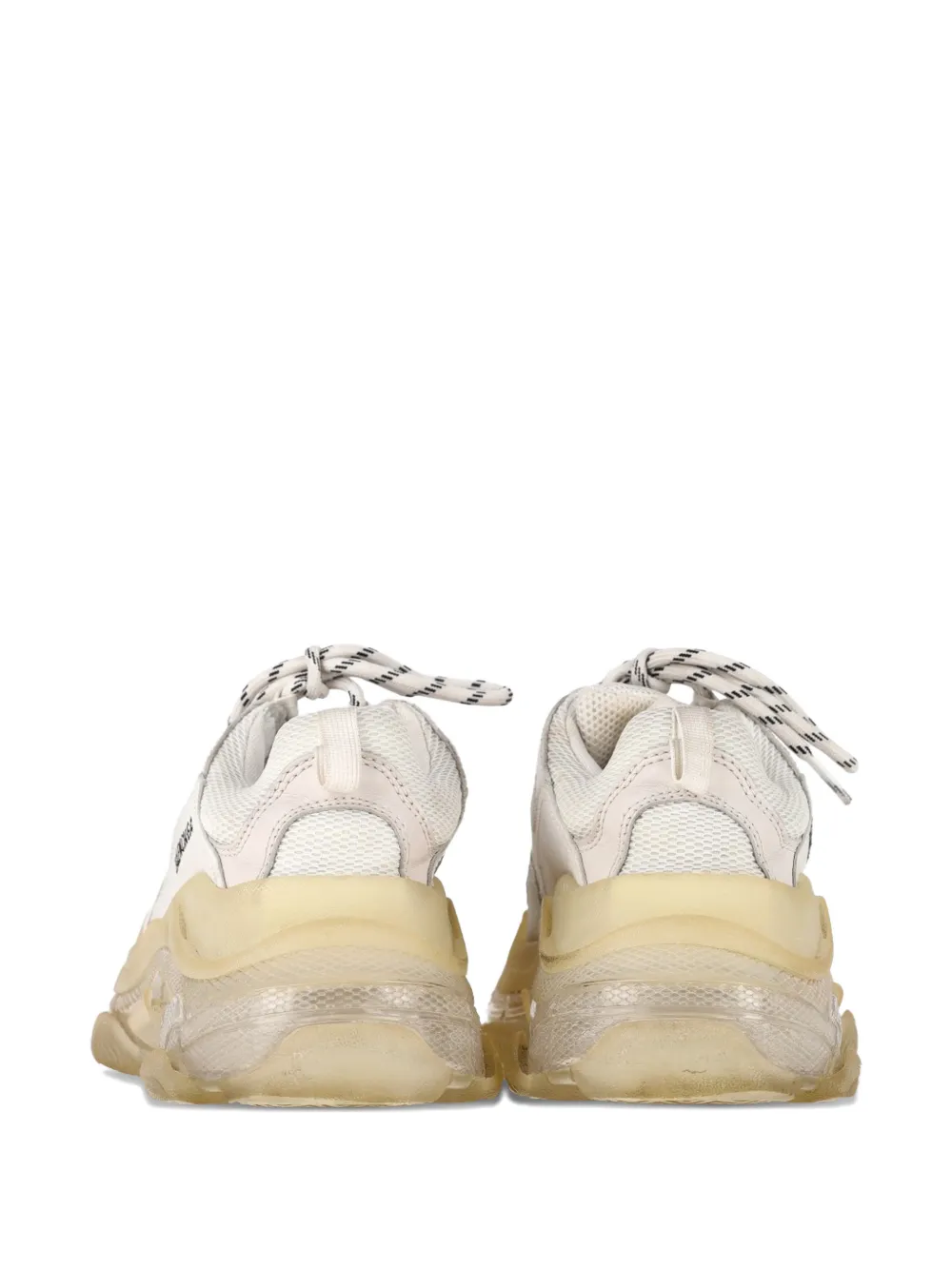 Balenciaga Pre-Owned Triple S layered mesh sneakers - Wit