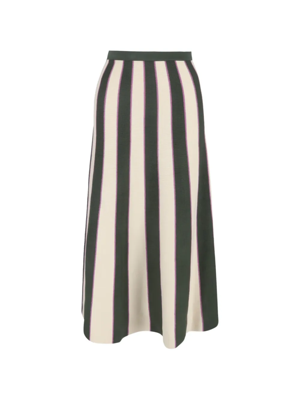 Victoria Beckham flared knitted skirt - Beige