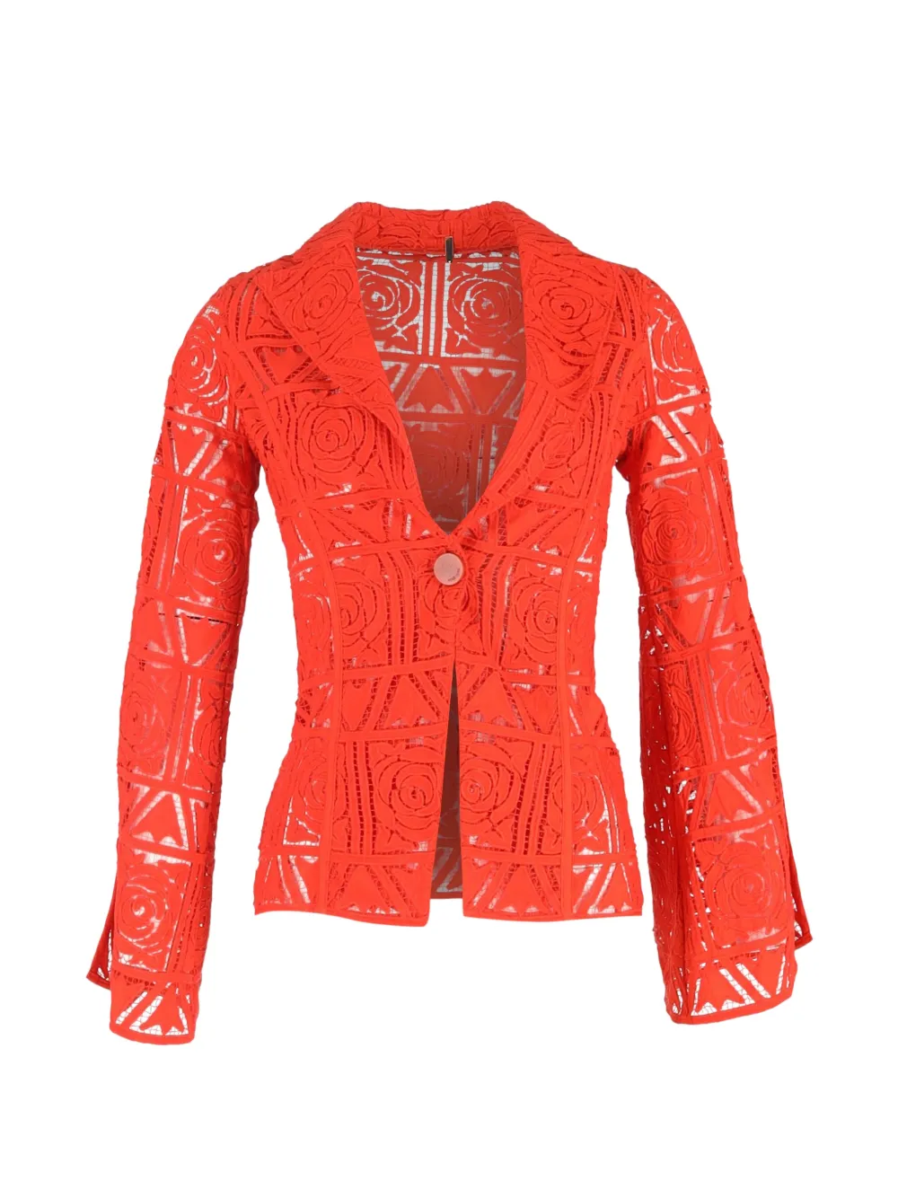 Cult Gaia floral lace jacket - Arancione