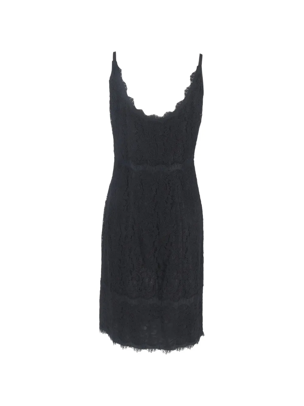 Diane Von Furstenberg Vintage Olivia lace slip dress - Zwart