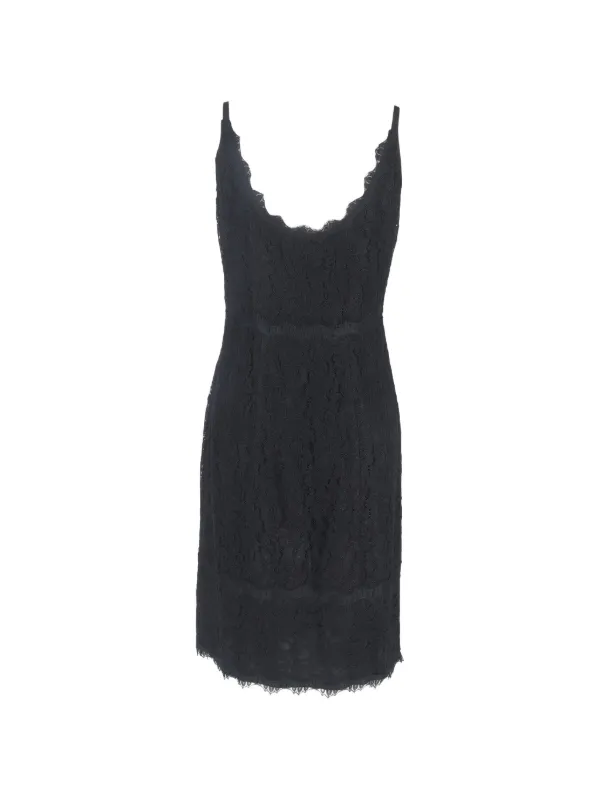 Diane Von Furstenberg Olivia Lace Slip Dress - Black Diane Von Furstenberg Olivia Lace Slip Dress - Black