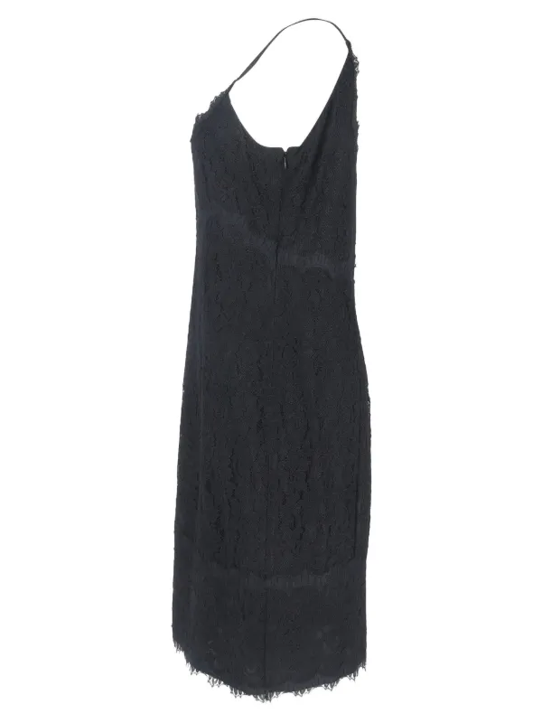 Diane Von Furstenberg Olivia Lace Slip Dress - Black