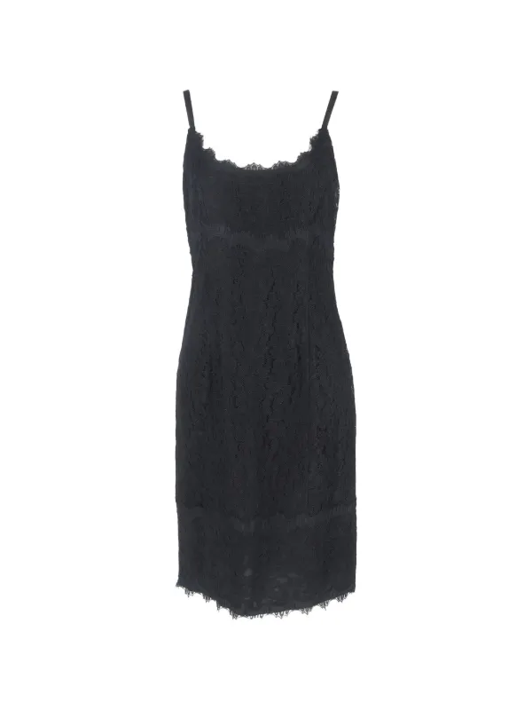 Diane Von Furstenberg Vintage Olivia Lace Slip Dress | Black | FARFETCH GE Diane Von Furstenberg Vintage Olivia Lace Slip Dress | Black | FARFETCH GE