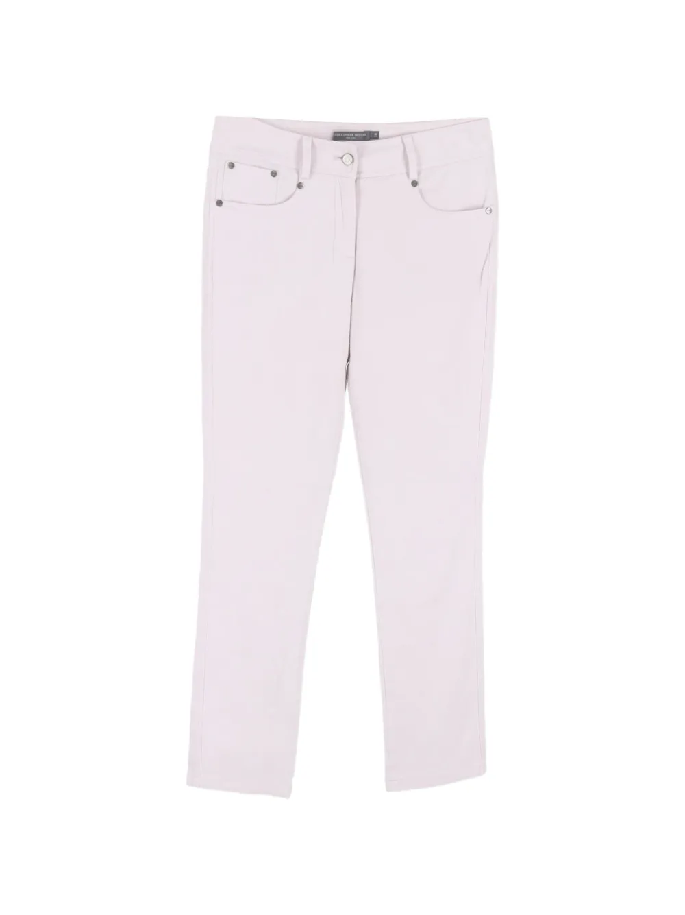 Alexander McQueen Pre-Owned logo-print trousers - Rosa