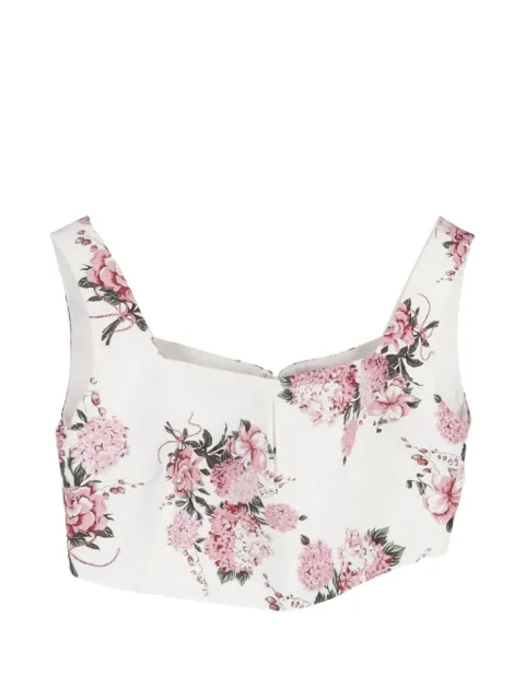 Emilia Wickstead Jeanie square-neck top