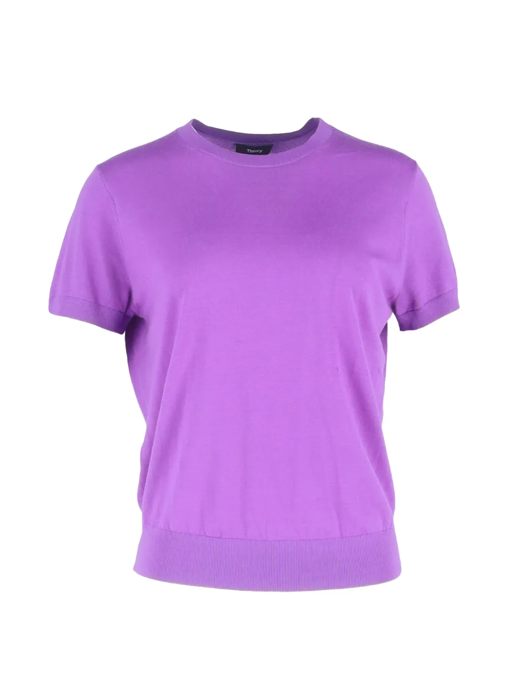 Theory knitted crew-neck T-shirt - Viola