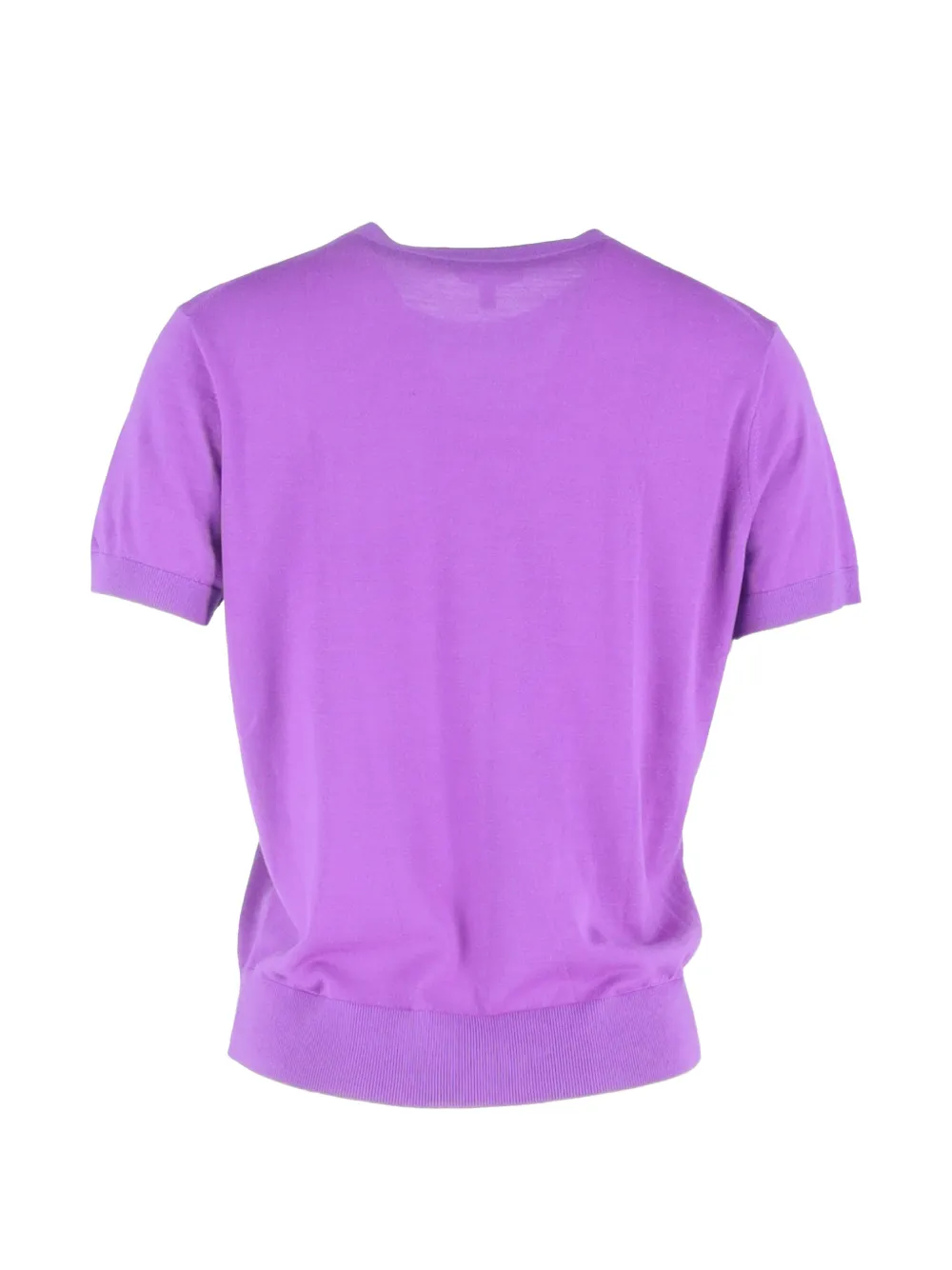 Knitted Crew-Neck T-Shirt