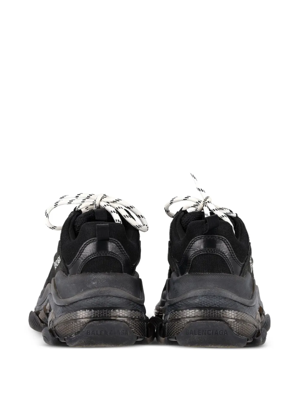 Balenciaga Pre-Owned Triple S double foam sneaker - Zwart