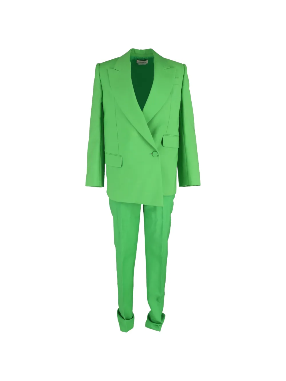 Alexander McQueen Pre-Owned double-breasted suit - Verde