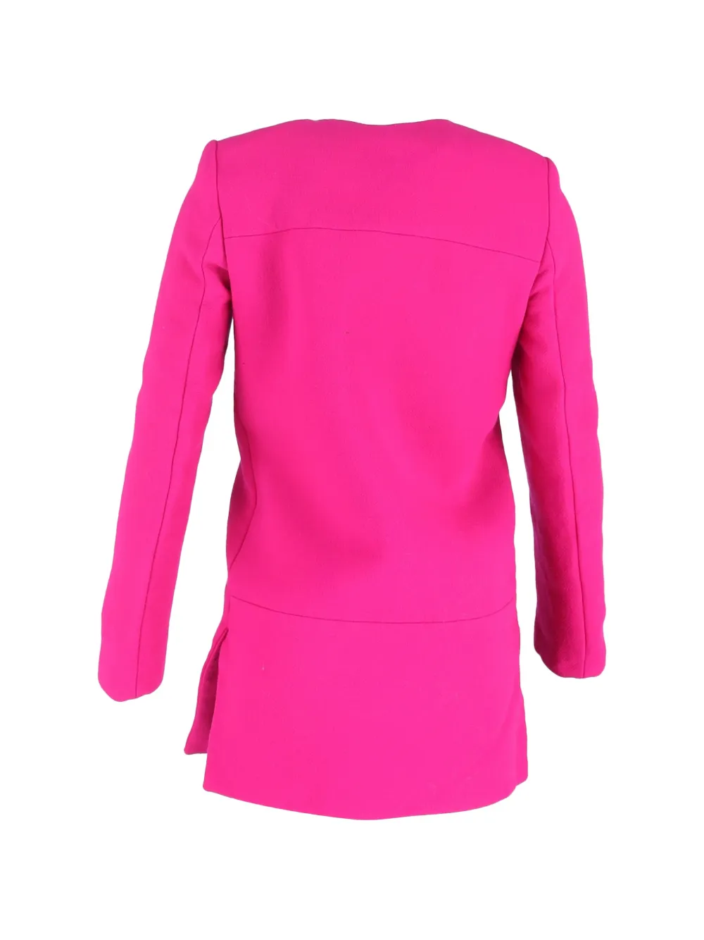 Balenciaga Pre-Owned single-breasted wool coat - Roze