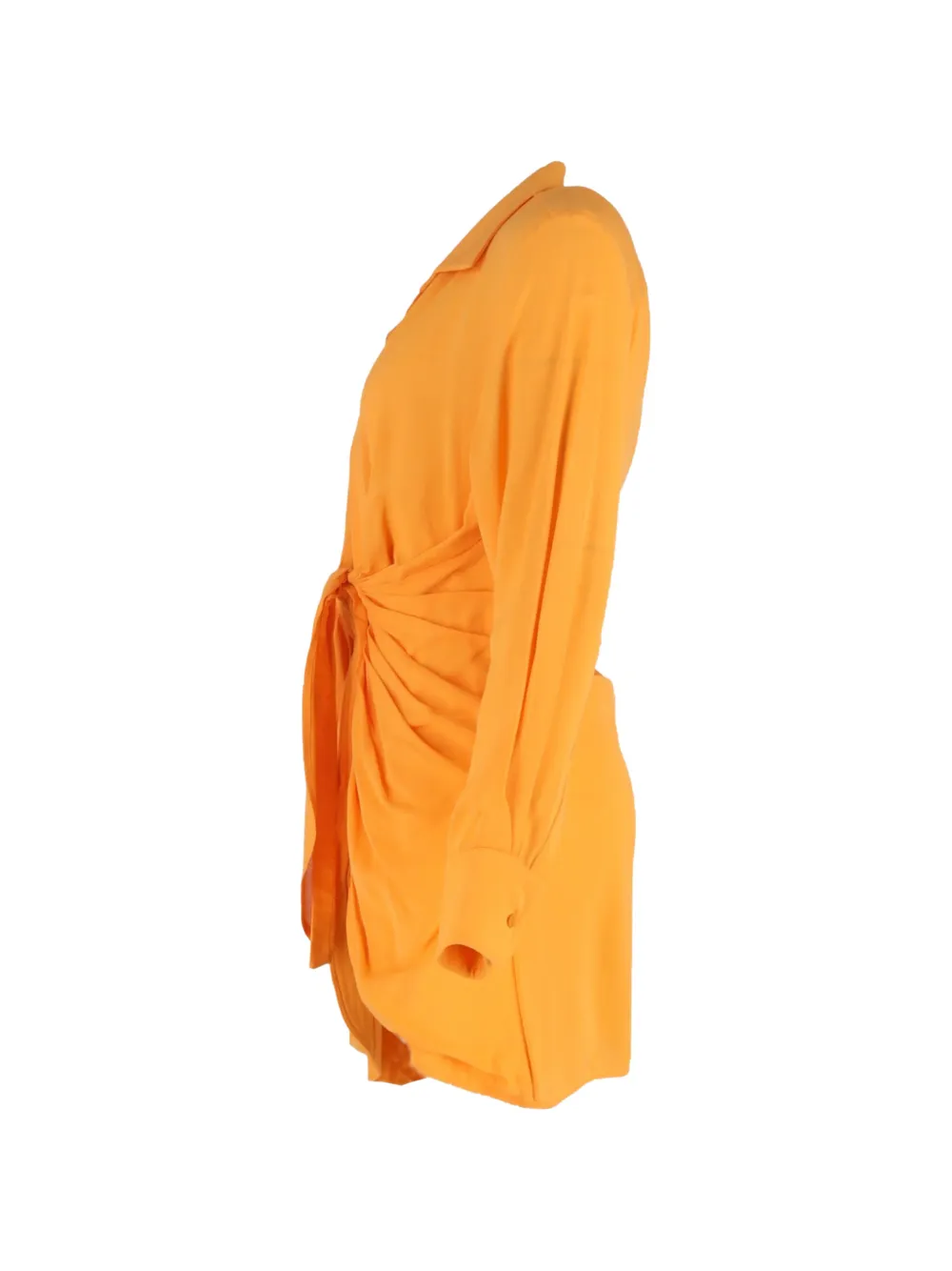  Jacquemus Pre-owned Bahia Draped Mini Dress - Orange 