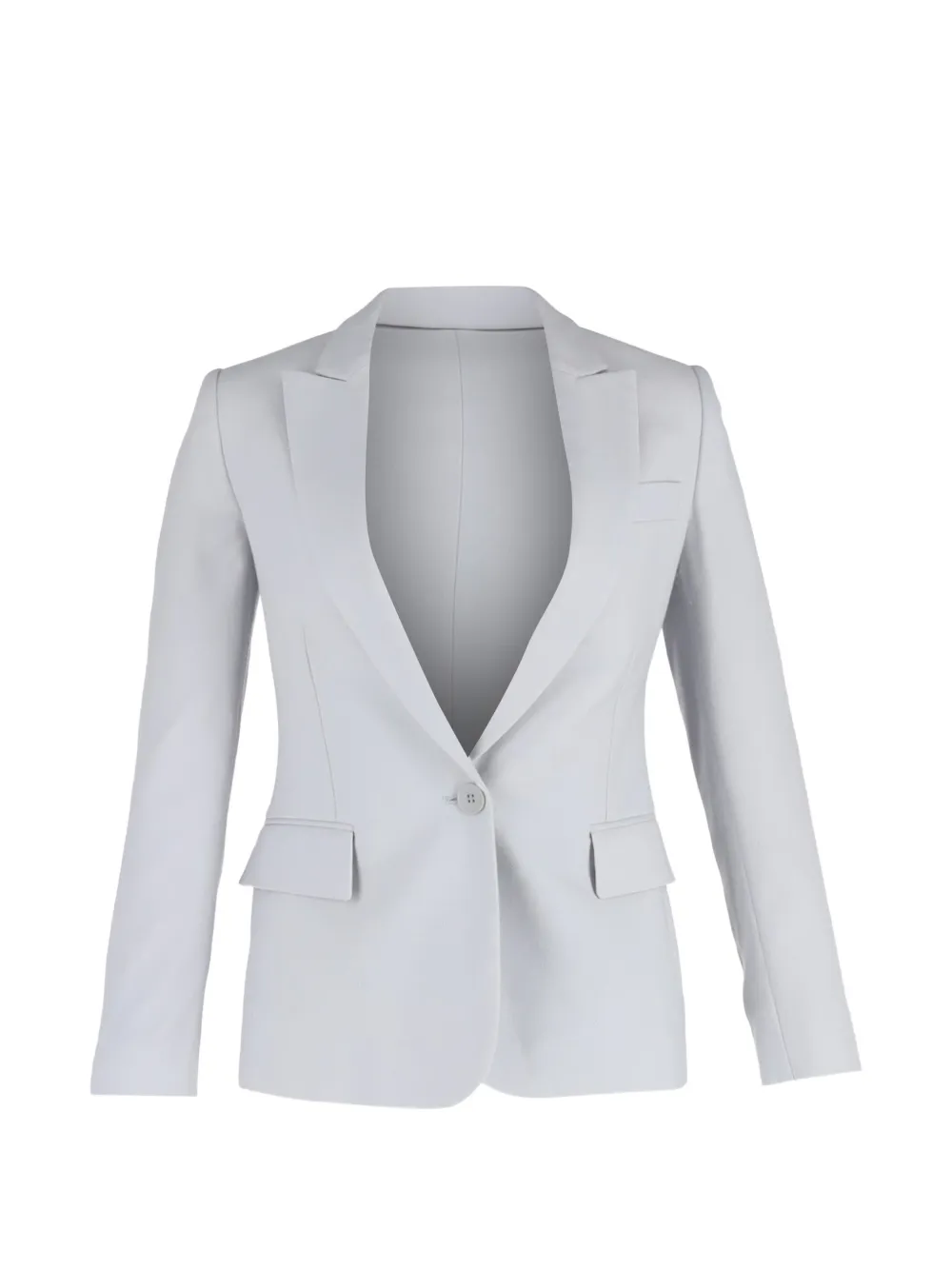 Stella McCartney Pre-Owned single-breasted pocket blazer - Grigio