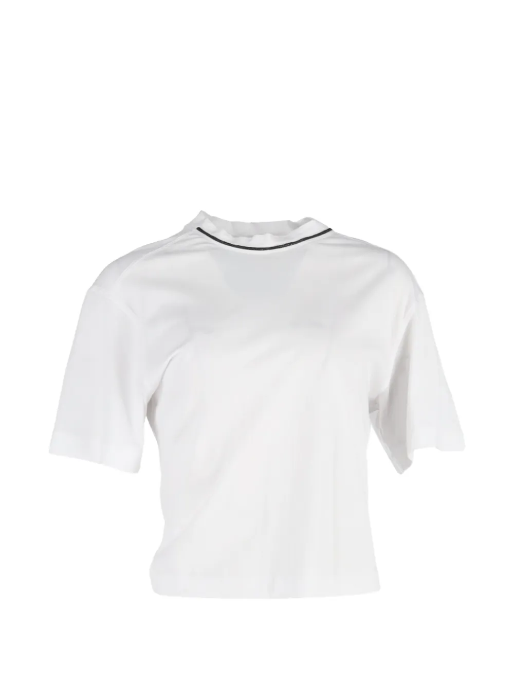 Brunello Cucinelli Vintage Monili-chain T-shirt - Bianco