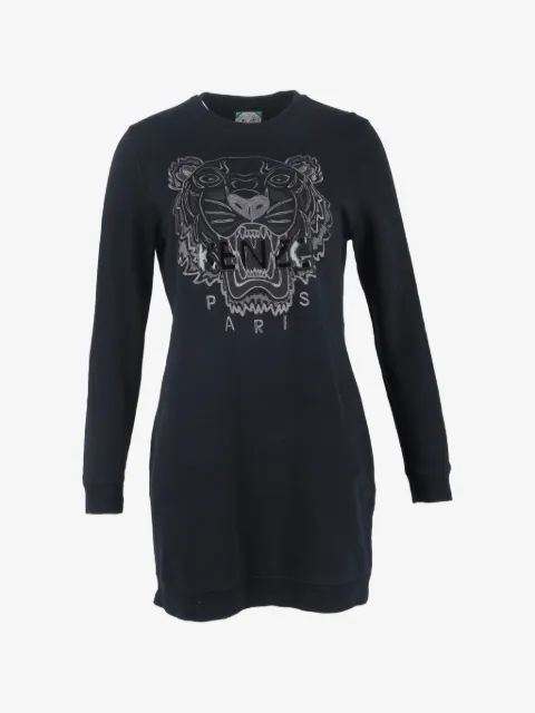 Kenzo Pre-Owned Tiger-logo mini dress