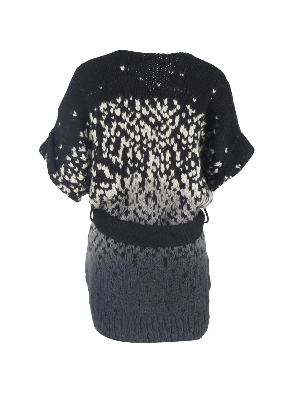 Knitted Belted Cardigan