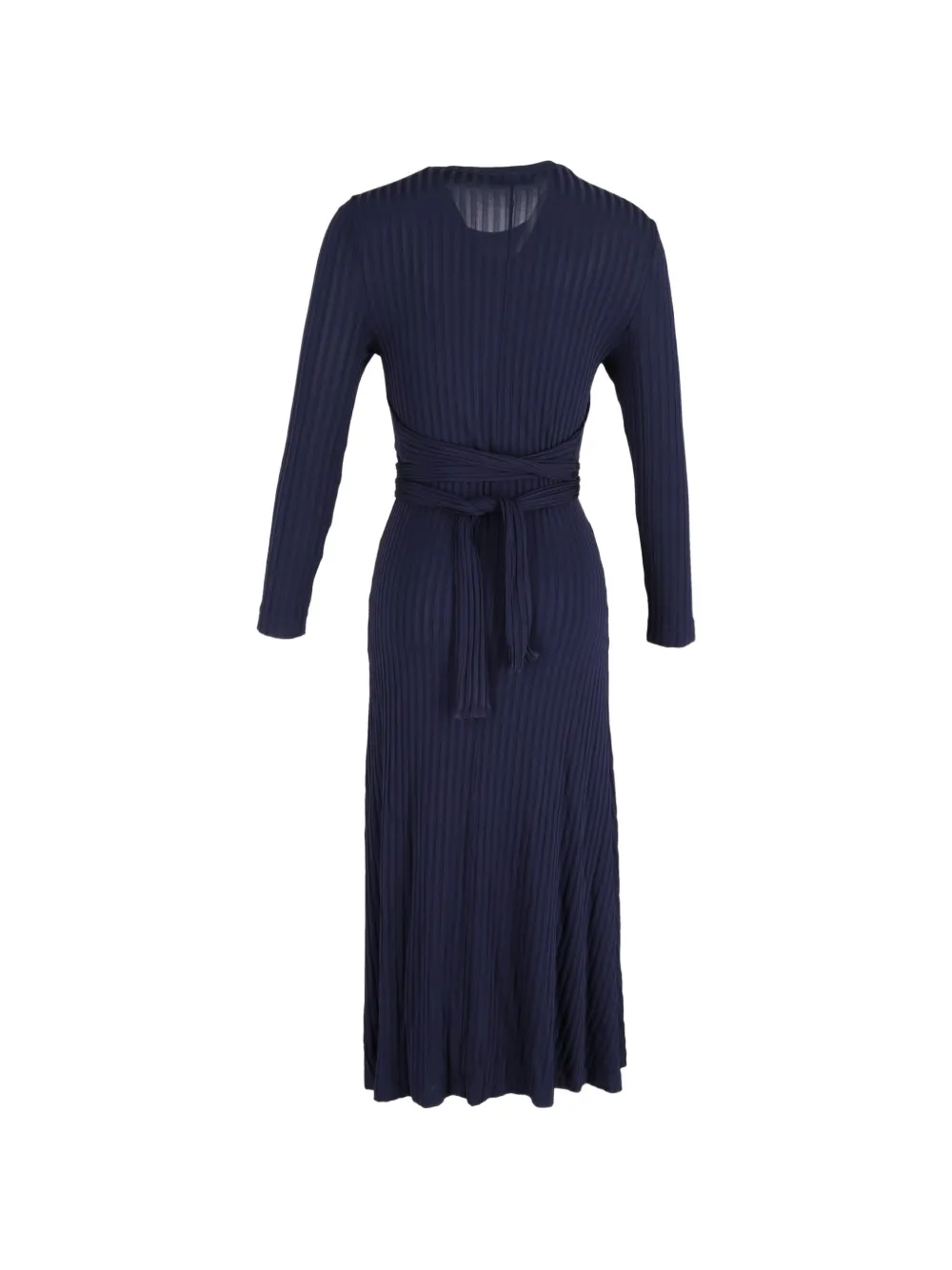 Altuzarra Masika ribbed tie midi dress - Blauw