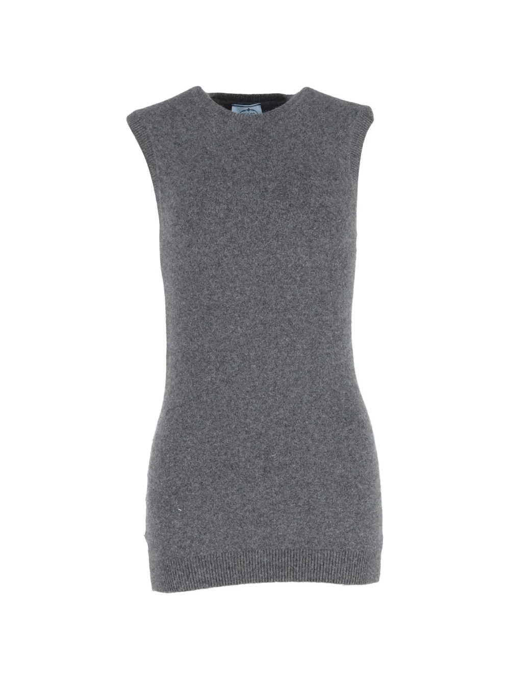 Prada Pre-Owned knitted wool top - Grigio