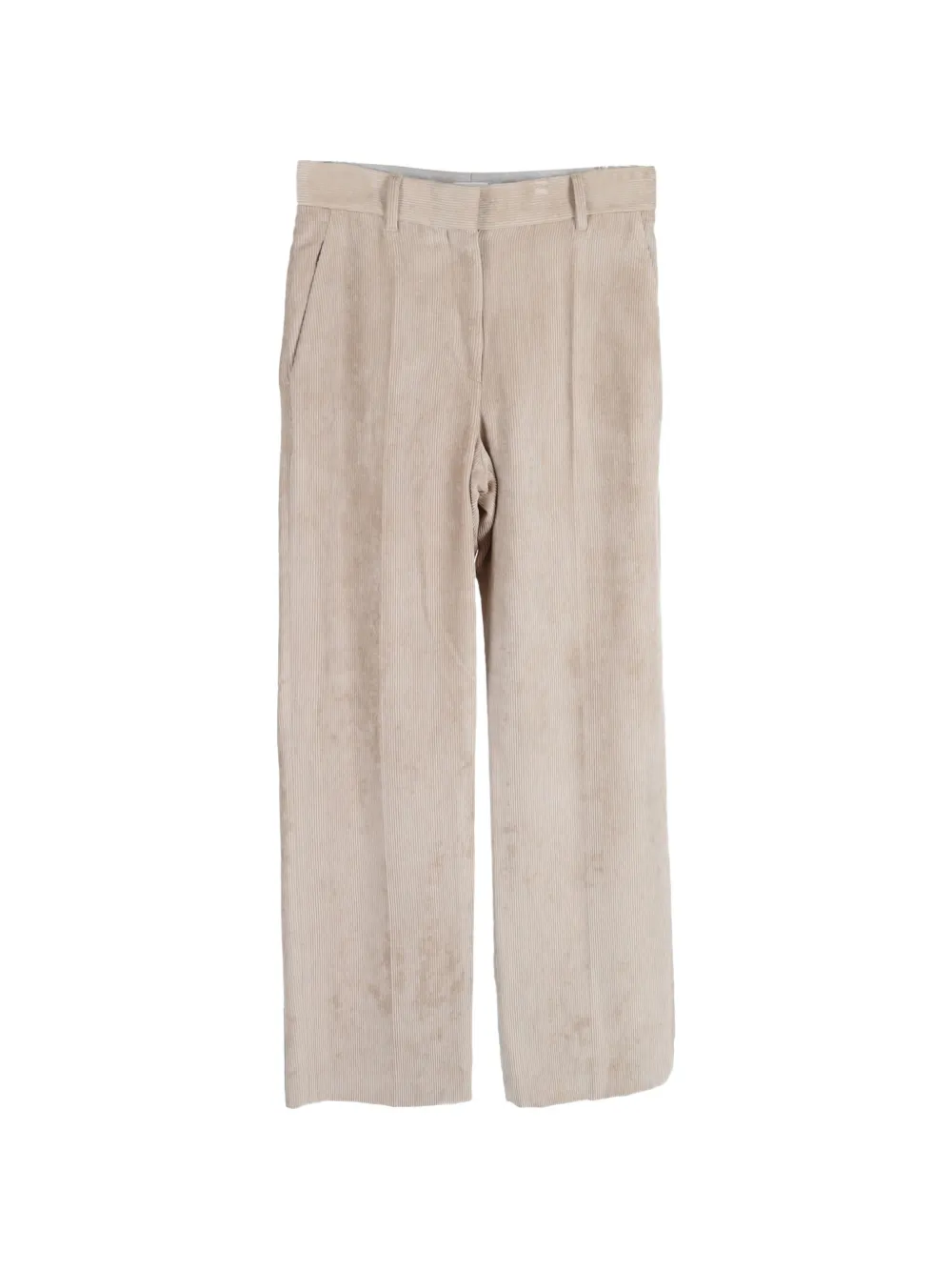 Brunello Cucinelli Vintage corduroy wide-leg trousers - Toni neutri