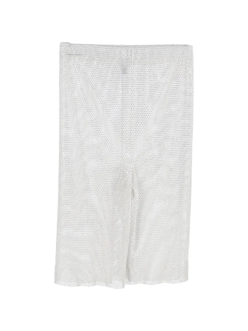MACH & MACH crystal-embellished shorts - Bianco