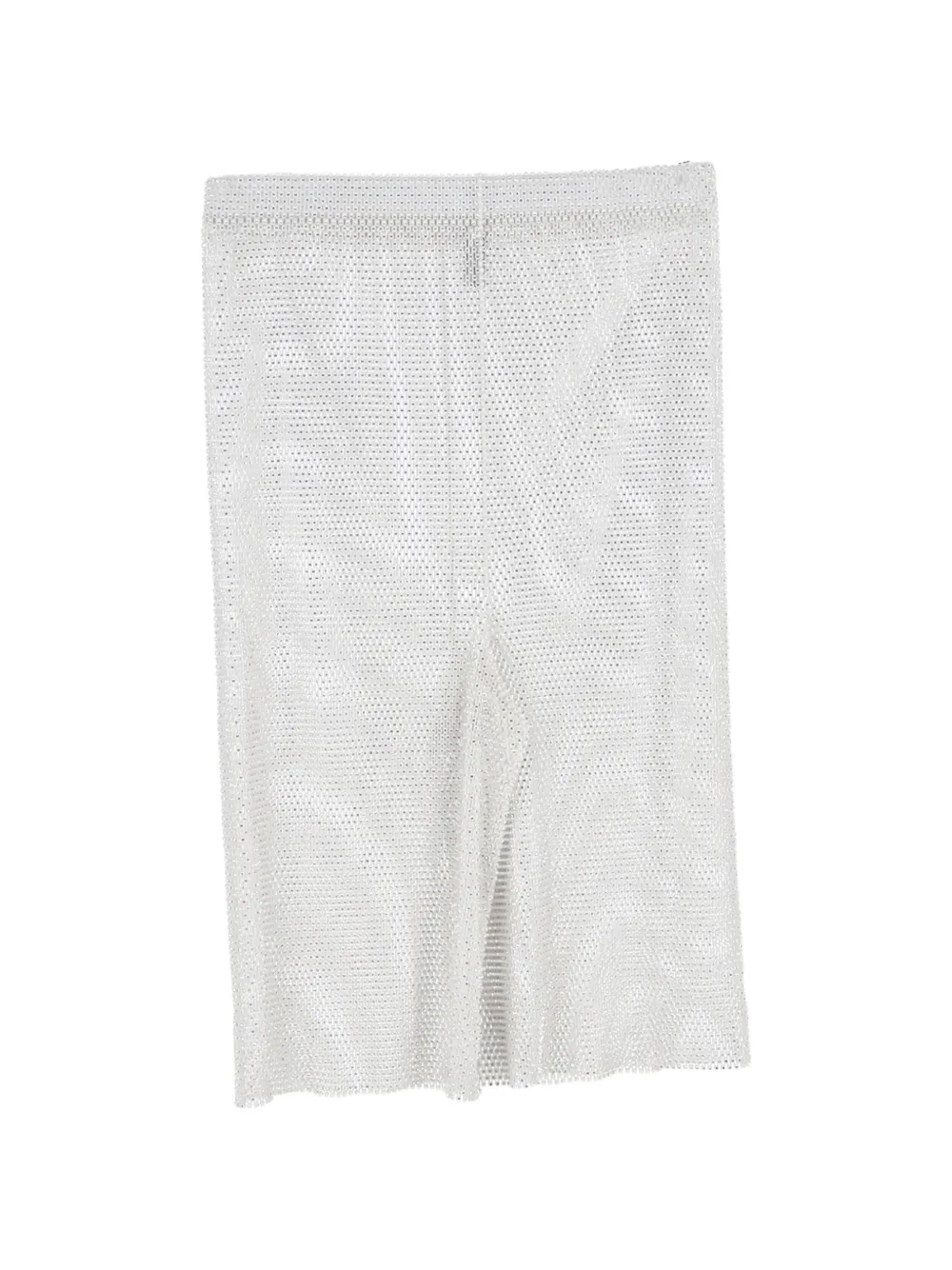 MACH & MACH crystal-embellished shorts - Wit