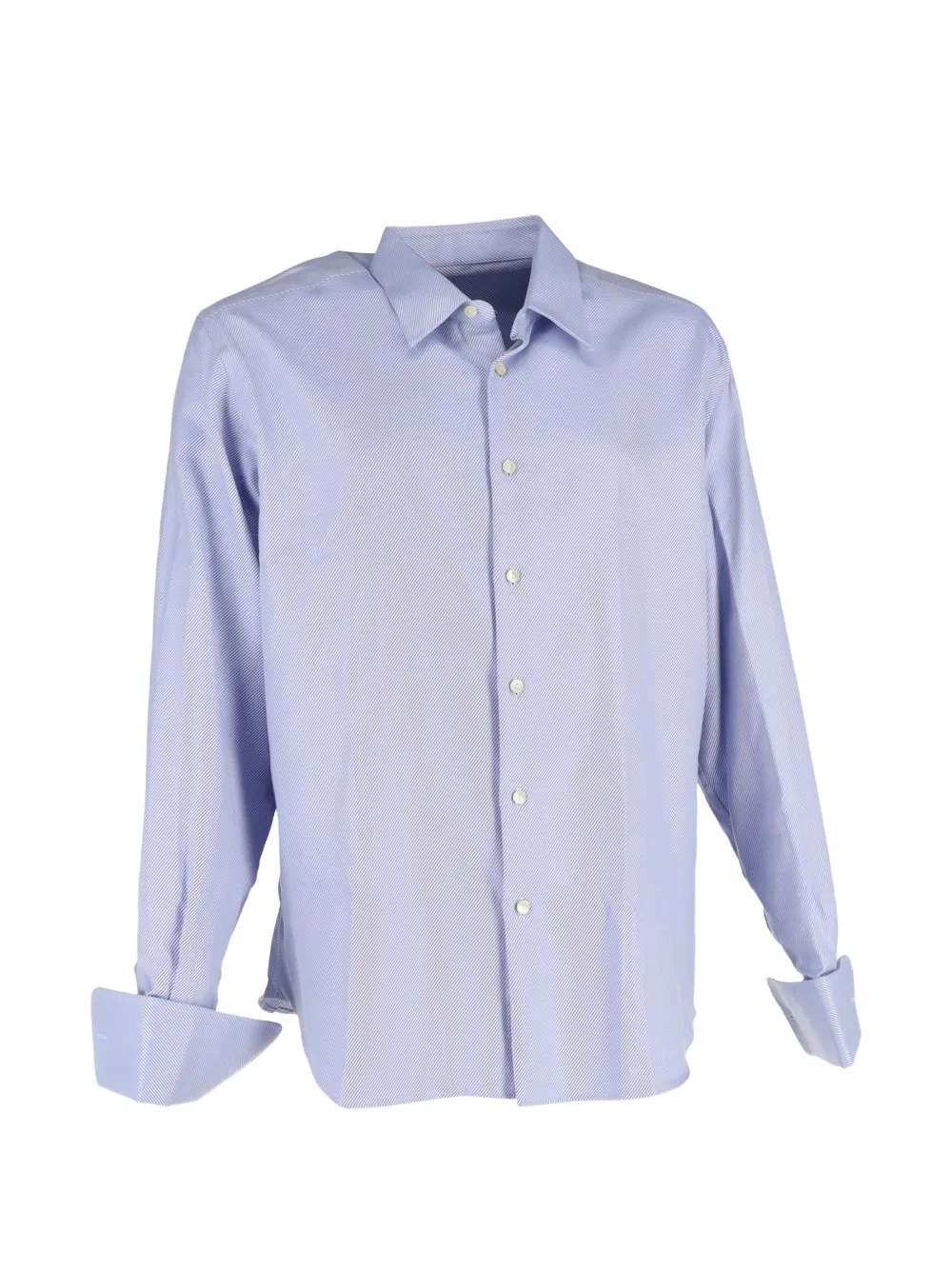 Dolce & Gabbana Pre-Owned diagonal-stripe shirt - Blu