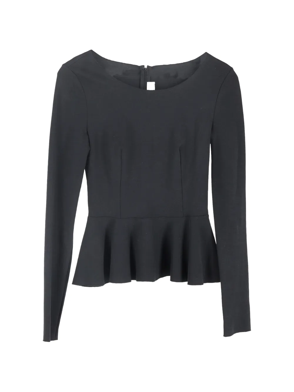 Stella McCartney Pre-Owned long-sleeves peplum blouse - Nero