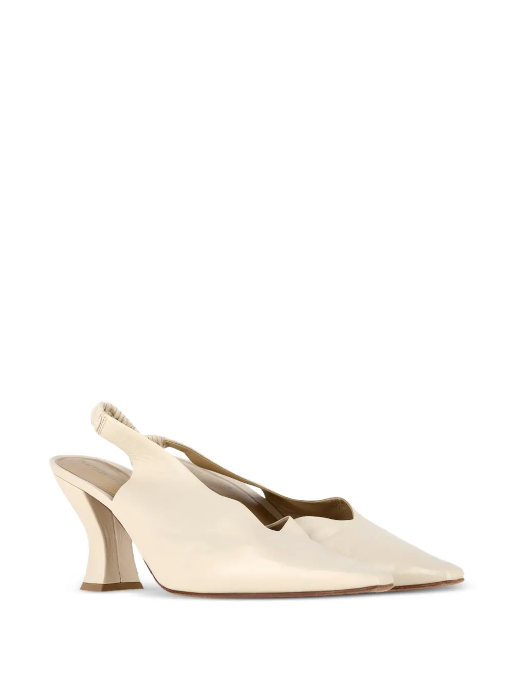 Bottega Veneta Pre-Owned slingback pumps - Beige