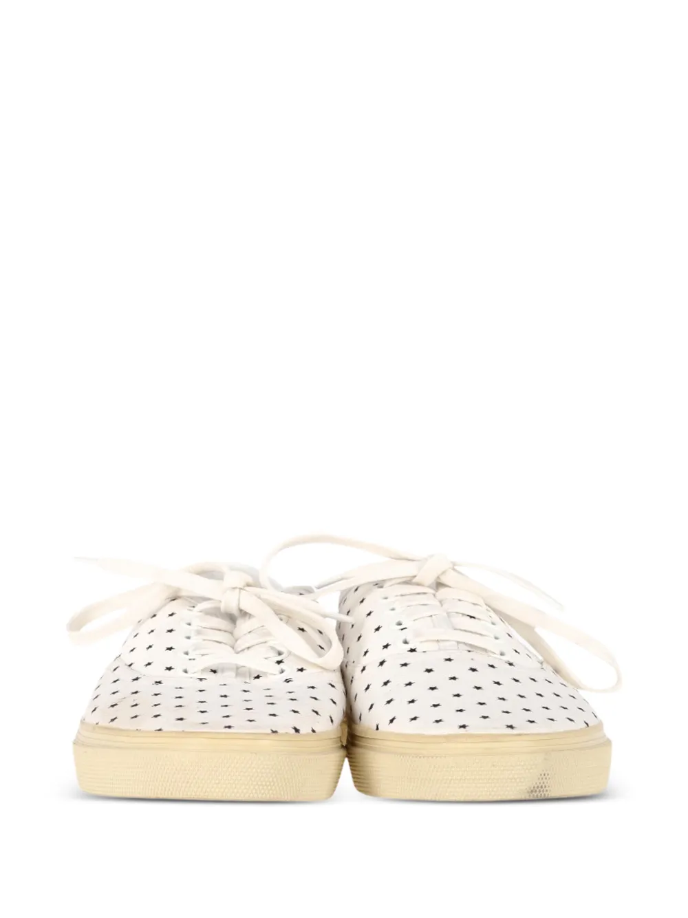 Saint Laurent Pre-Owned printed sneakers - Wit