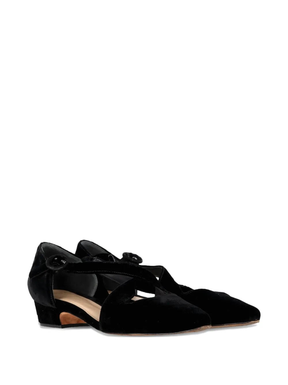 Alexandre Birman crisscross ballet flats - Zwart