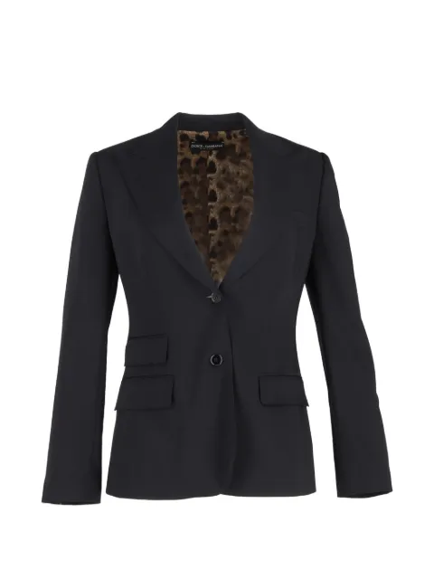 Dolce & Gabbana Pre-Owned Turlington peak-lapel blazer