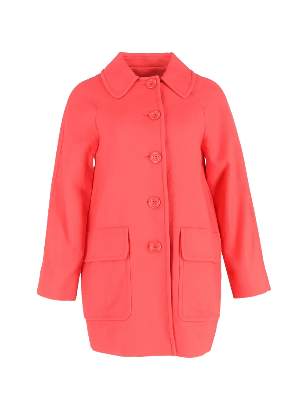 Moschino Pre-Owned single-breasted flap-pocket coat - Rosa
