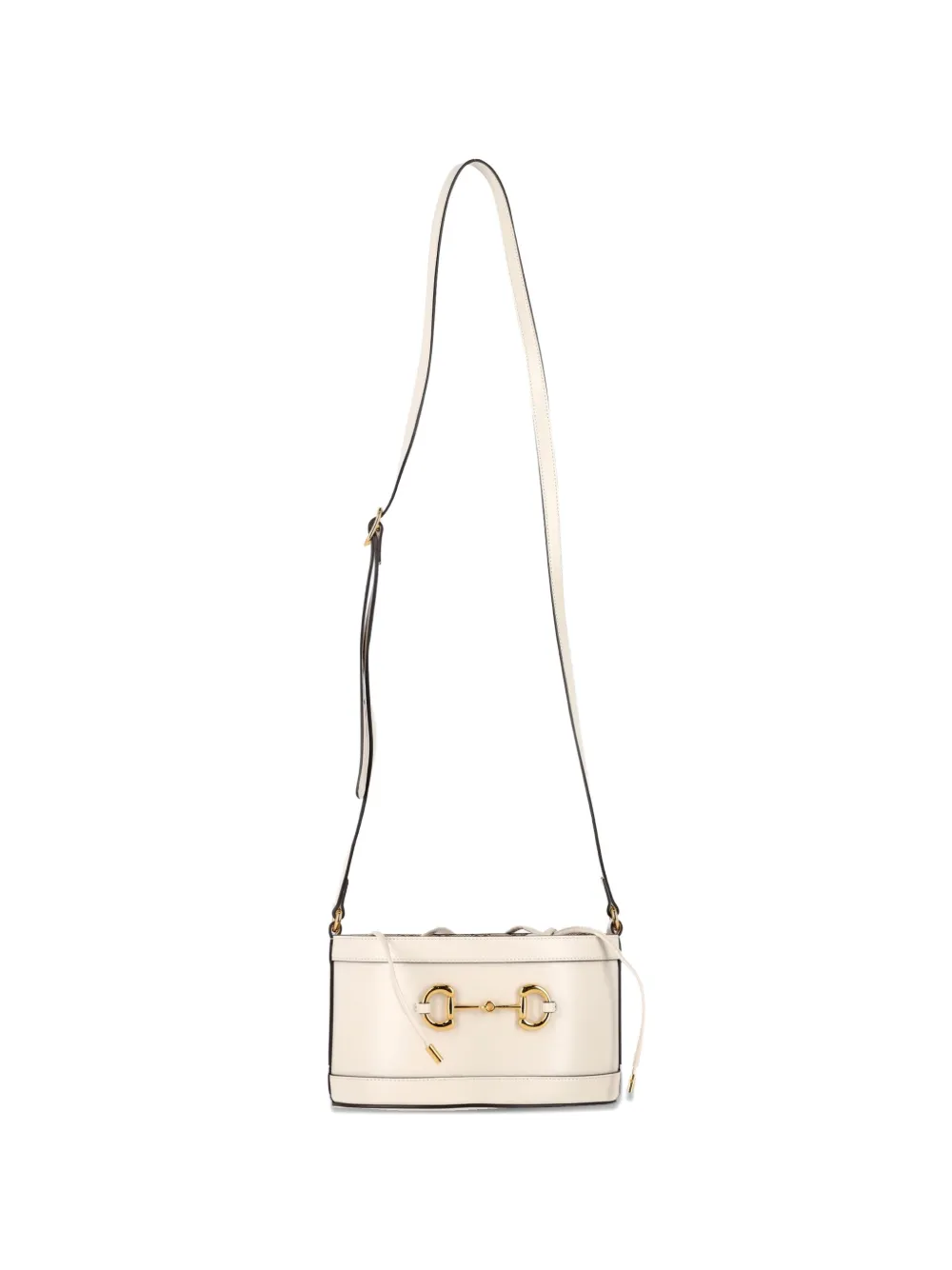 Gucci Pre-Owned Horsebit 1955 leather bucket bag - Toni neutri