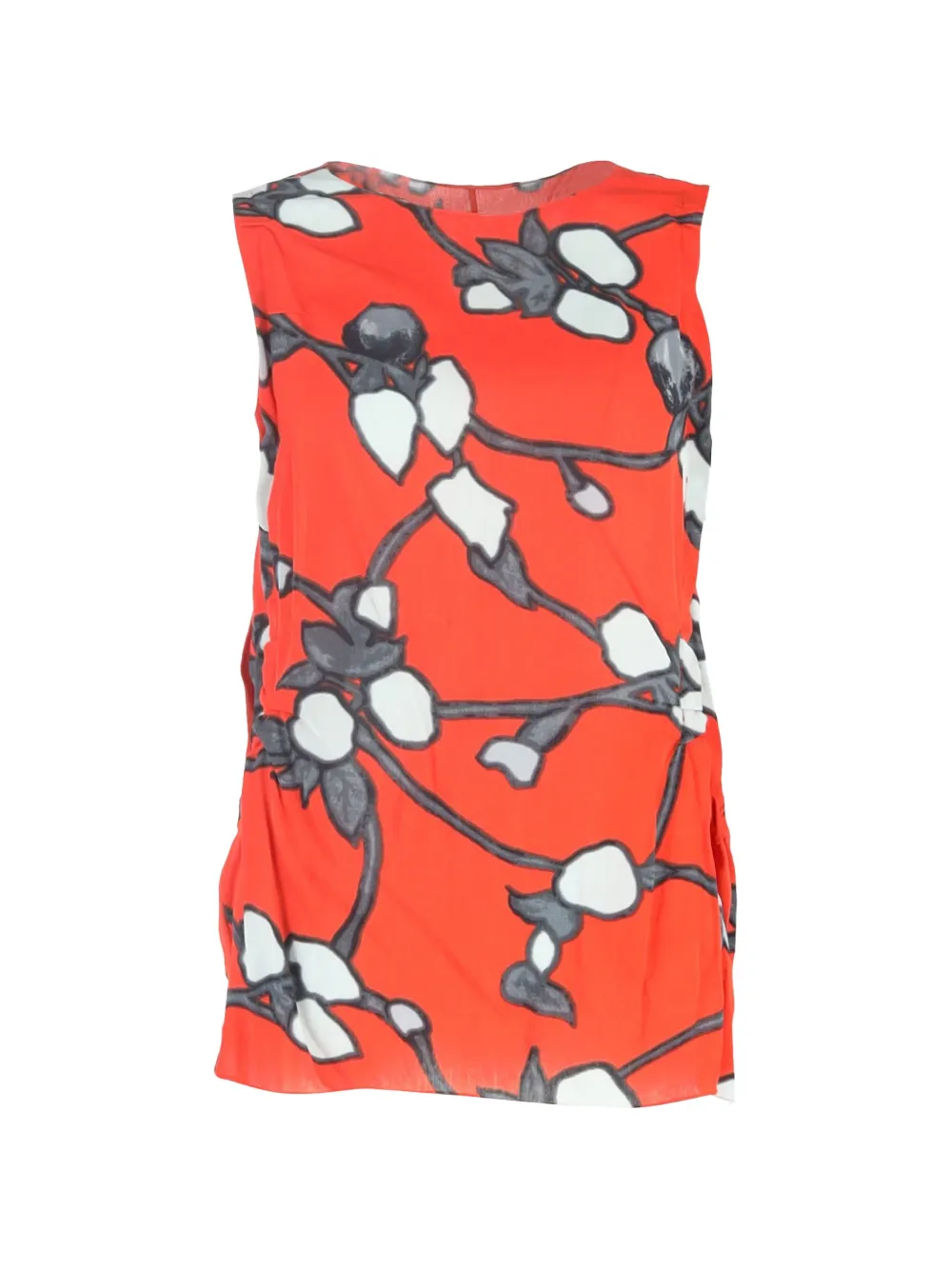 Marni Pre-Owned printed sleeveless blouse - Rosso