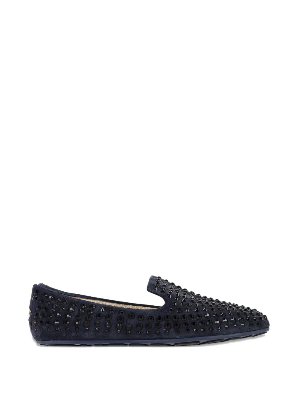 Jimmy Choo Pre-Owned studded loafers - Blu