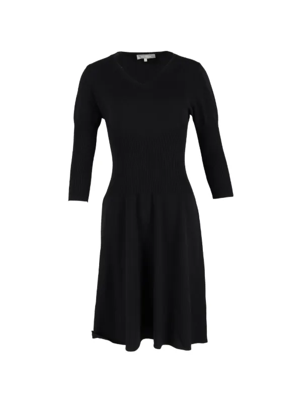 マックスマーラ　ワンピース　Vネックドレス Max Mara Vネック ドレス | ブラック | FARFETCH JP