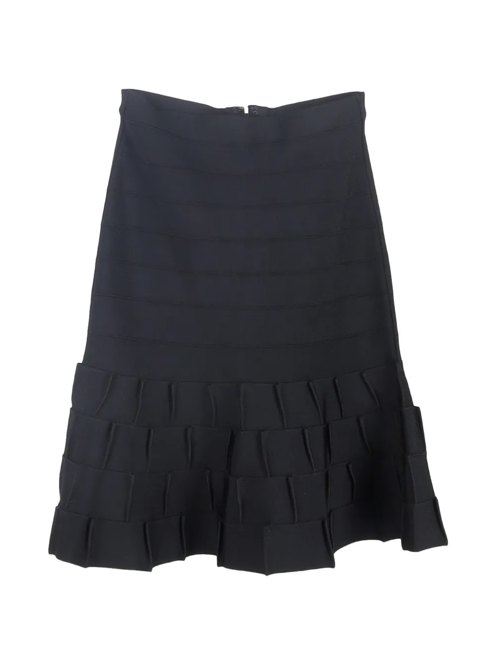 Herve Leger tiered skirt - Schwarz