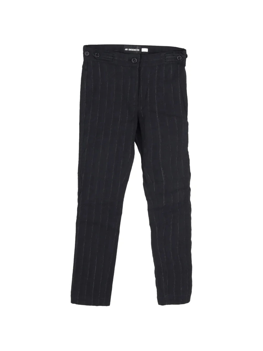Ann Demeulemeester Vintage pinstriped trousers - Nero