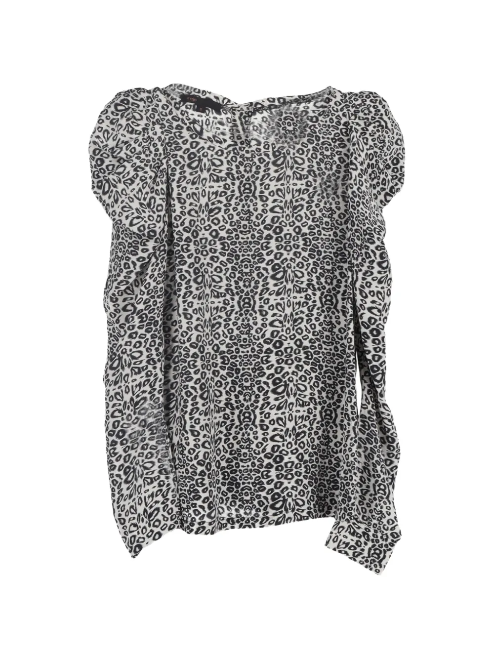 Maje animal-print blouse - Bianco
