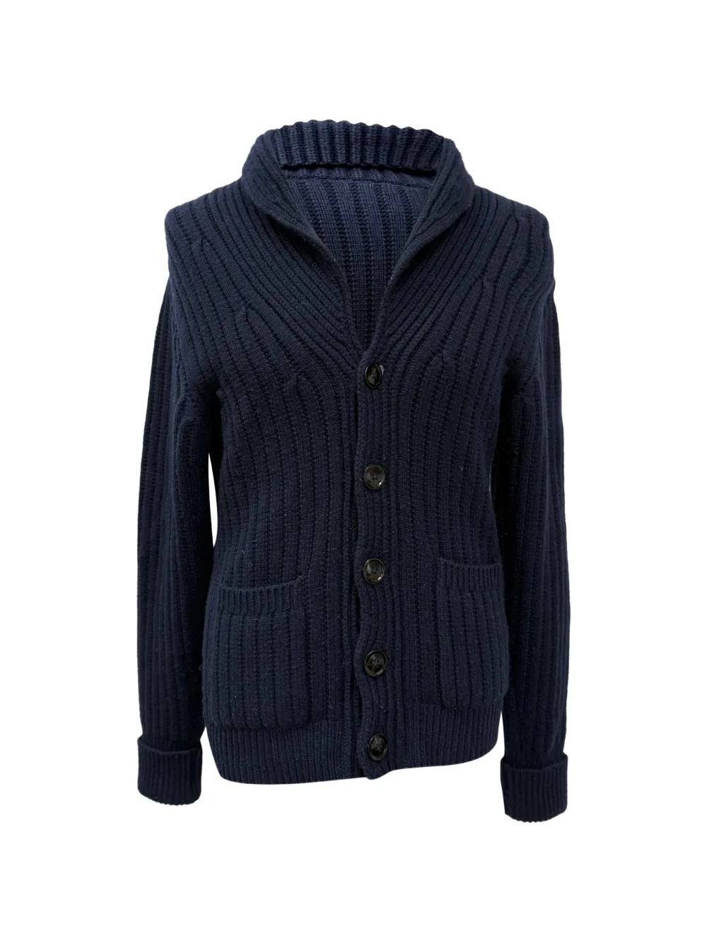 Tom Ford Vintage shawl-collar cardigan - Blu