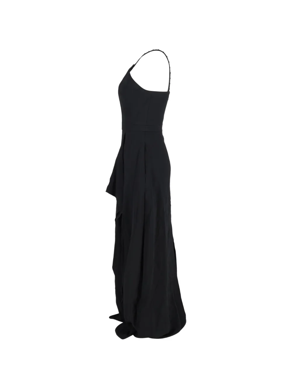  Roland Mouret Embellished-strap Maxi Dress - Black 