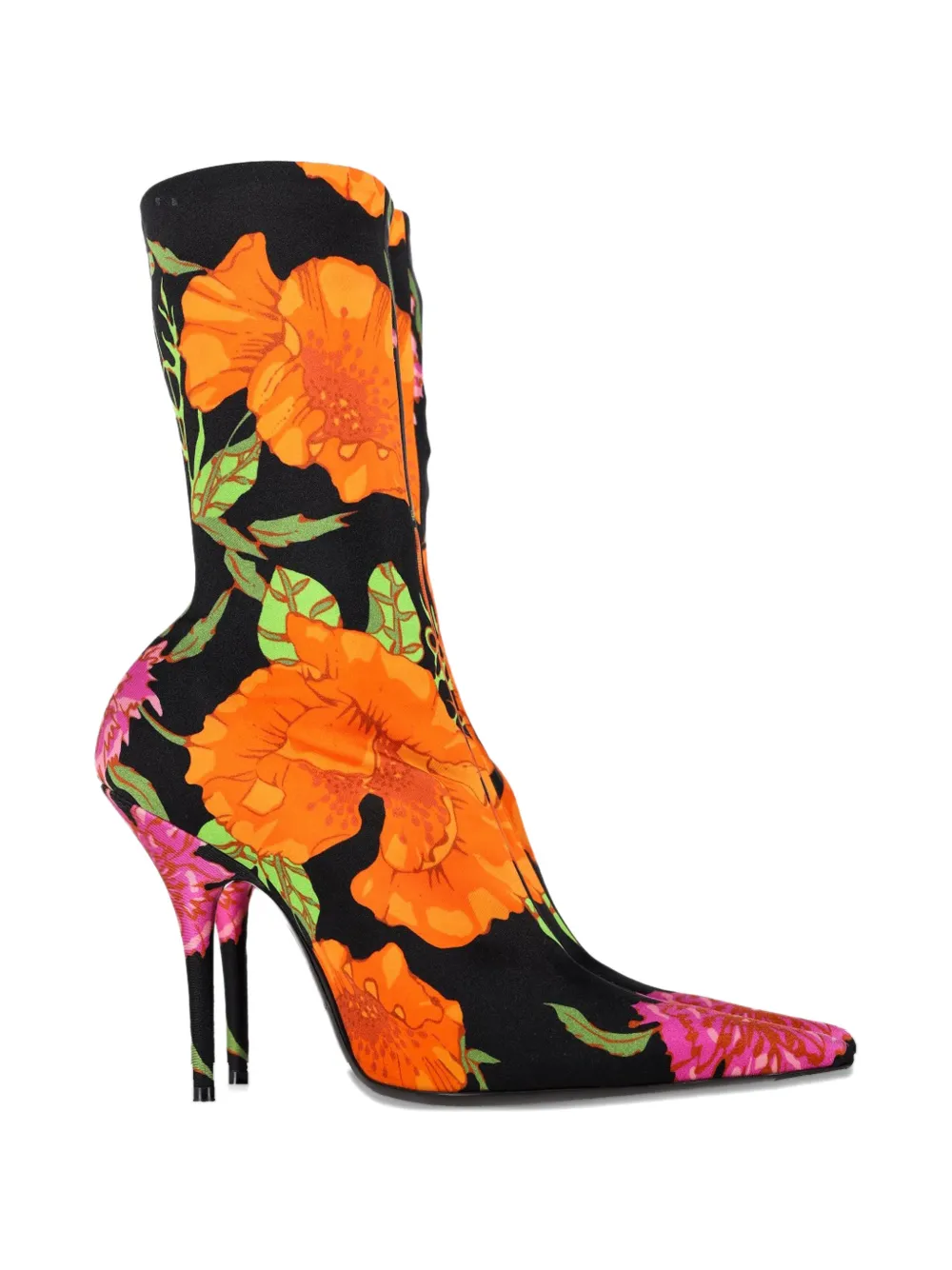 Balenciaga Pre-Owned floral-print sock boots - Schwarz