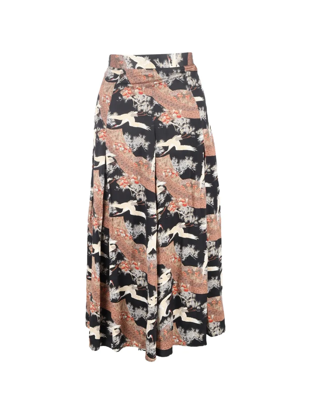 Co printed skirt - Marrone